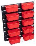 QBRICK&reg; Organizer varukarbid, ONE Organiser M/L, 11-osaline komplekt, seinale