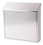 Postkast FLATBOX 2, roostevaba teras, 360x360x100 mm
