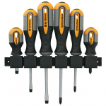 Kruvikeeraja komplekt Strend Pro SDX72-106, 6 tk, seinahoidjaga, lame + Phillips