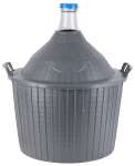 Demijohn cada Inco 54 lit, Veinipudel klaas/plastkorvis, 650x520/405 mm
