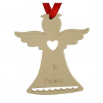 J&otilde;ulukaunistused MagicHome, Angel Peace B, kuld, pkg. 5 tk