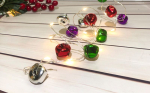 J&otilde;ulupirnid MagicHome christmas Kellukett, 20 LED-i, valge, kellukesega, 2xaa, lihtne valgustus, taustvalgus, L-1,9 m