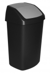 Pr&uuml;gikast Curver&reg; SWING BIN, 50L, 34x40,6x66,8 cm, must/hall