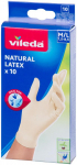 Kindad Vileda Natural Latex, M/L, pak. 10 tk