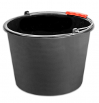 Recycled&reg; &auml;mber 16 l, plastik, must