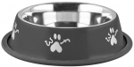 Kauss MagicHome Woof 23 cm, 900 ml, must, koertele