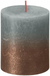 Bolsius maal&auml;hedane k&uuml;&uuml;nal, j&otilde;ulud, p&auml;ikeseloojangu Eucalyptus Green+ vask, 80/68 mm