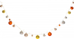LED j&otilde;uluvank MagicHome christmas Ball, 20 sooja valget LED-i, kuulidega, 2xaa, lihtne valgustus, taustvalgus, L-1,9 m