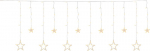 LED vanik kardinatele MagicHome Christmas, 138x LED, soe valge, t&auml;htedega, 230V, 8 funktsiooni, valgustus, L-220x60/90 cm
