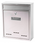 Postkast FLATBOX, Roostevaba teras, 310x260x90 mm