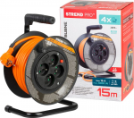 Pikendusjuhe Strend Pro DG-FB04, L-15 m, trumlil, ristl&otilde;ige 1,5 mm2