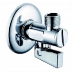 Dekoratiivne nurga kuulventiil filtriga 1/2 "x3/4"