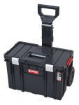 QBRICK&reg; System TWO Cart Plus, teleskoopk&auml;epidemega t&ouml;&ouml;riistakast, ratastel