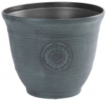 Lillepott Strend pro, metallefekt, roheline, 25x30 cm