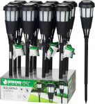 Lamp Strend Pro Garden, taskulamp, p&auml;ikeseenergia, must, 6x LED, 7,5x51 cm, Sellbox 12 tk