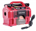Kompressor Warcraft CAC-S20LiA ShareSYS, 160 Psi/11 Bar, 20V Li-ion, LED valgus + auto pistikupesa