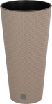 Rotan flover pott &uuml;mmargune 400mm 35/64lit. K -763mm Rato tubus, kreemjas