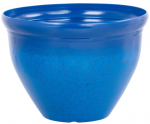 Lillepott Strand Pro, glasuur, sinine, 38x28,5 cm