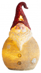 J&otilde;uluvana kujuke, &uuml;mmargune, keskmine, LED, pol&uuml;resiin, 28,5 cm
