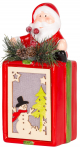 J&otilde;ulukuju MagicHome christmas, Kingitus j&otilde;uluvanaga, LED, terrakota, rippuv, 9x8x17,7 cm