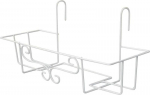 Strend Pro hoidja, riidepuu, metall, taimekast, piire, 65 cm