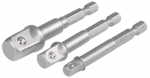 Strend Pro adapterikomplekt, puurile, 1/4", 3/8", 1/2"