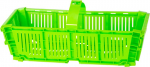 Strend Pro puu- ja k&ouml;&ouml;giviljakast, korv, lahtik&auml;iv, k&auml;epidemega, roheline, 40x18x15 cm