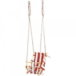 Lastekiik LEQ FUMIKO, 36x24x45 cm, tekstiil/puit