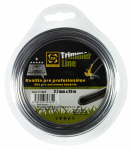 Trimmeri n&ouml;&ouml;r 3,0mm L-15m Strend Pro, kolmnurkne