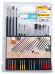 Pintslite komplekt G0446 &bull; kunstiline, 15 tk