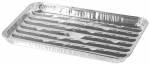 MagicHome kauss 34x23x2,5 cm, 3 tk, ristk&uuml;likukujuline, perforeeritud, ALU