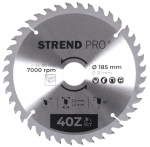 Ringketas Strend pro TсT 185x2,2x30/20 mm 40T, puidule