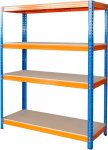 Rack RaT60 HD, metall, 4 riiulit, 1800x1800x600 mm, max. 600 kg/riiul