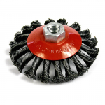 Pintsel Strend Pro TCB-504 100 mm, &uuml;mmargune, tass, punutud, M14x2, traat 0,5 mm