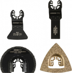 T&ouml;&ouml;riistakomplekt Strend Pro TAS-TW104 saeketas ja poolring multilihvimismasinale, karbiid + bimetall, 4 eset