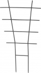 V&otilde;re Strend Pro, lillede ja taimede tugi, must, 30.5x56.5 cm