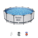 Bestway&reg; Steel Pro MAX bassein, 56418, kassettfiltratsioon, redel, 366x100 cm