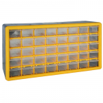 Plastikust korraldaja 40 tk PVC kastidega 500x160x250mm Strend Pro, max.25kg