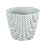 Lillepott SPLOFY 295/249 mm, 11,5 l, valge