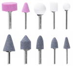 Lihvimiskorpuste komplekt Strend Pro RGT1010, 10 tk, varrega