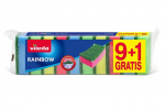 K&auml;sn Vileda Rainbow, n&otilde;udek&auml;sn, pakk. 9+1 tk