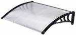 Ukse varikatus DIY501, 080 x laius 100 cm, pol&uuml;karbonaat
