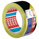 Teip tesa&reg; PRO M&auml;rgistus, hoiatus, kollane-must, 50 mm, L-33 m