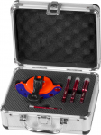 Strend Pro Premium l&otilde;ikurite komplekt, 6-8-10-12 mm, 1/4" kuuskant, teemant, kroonid, professionaalne, aukude puurimismalliga