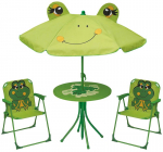 Laste aiam&ouml;&ouml;bli komplekt LEQ MELISENDа Rana, konn, vihmavari 105 cm, laud 50 cm, 2 tooli