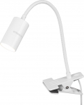 Strend Pro lamp, laud, klambriga, Alumiinium, valge, USB, 41 cm