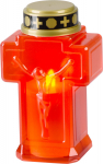 MagicHome k&uuml;&uuml;nal, rist, LED, hauale, punane, 2xAA, 15.3x6.8 cm, (2xAA kaasas)