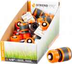 Vooliku pistik Strend Pro C3004RDX, 1/2", STOP R, aed, DisplayBox, pehme puudutus