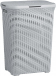 Pesukorv Curver&reg; NATURAL STYLE 60L, hall, 44x61x34 cm