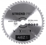 Ringketas Strend pro TсT 254x3,0x30/20 mm 48T, puidule